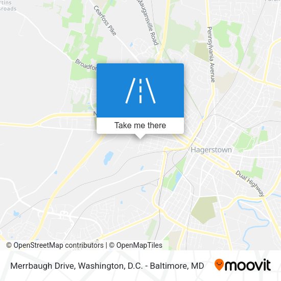 Merrbaugh Drive map