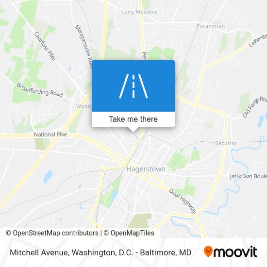 Mitchell Avenue map