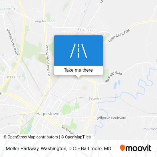 Mapa de Moller Parkway