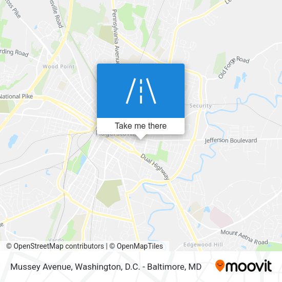Mussey Avenue map
