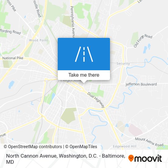 Mapa de North Cannon Avenue