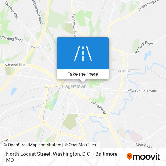 Mapa de North Locust Street