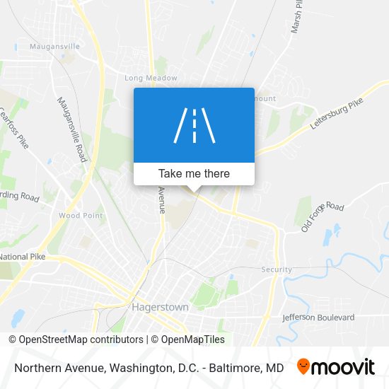 Northern Avenue map