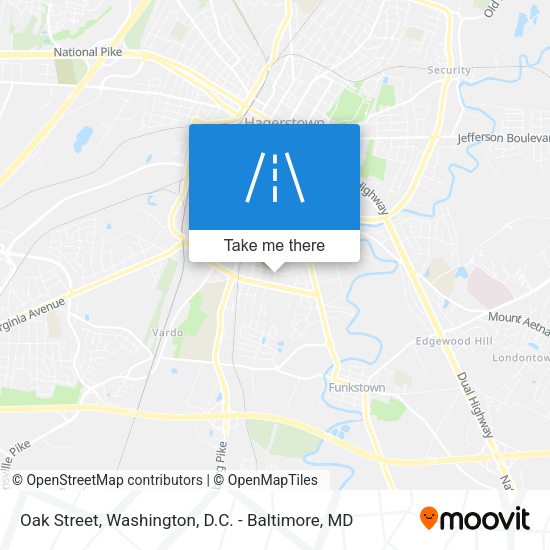 Mapa de Oak Street