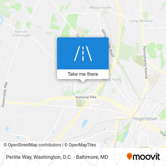 Perlite Way map