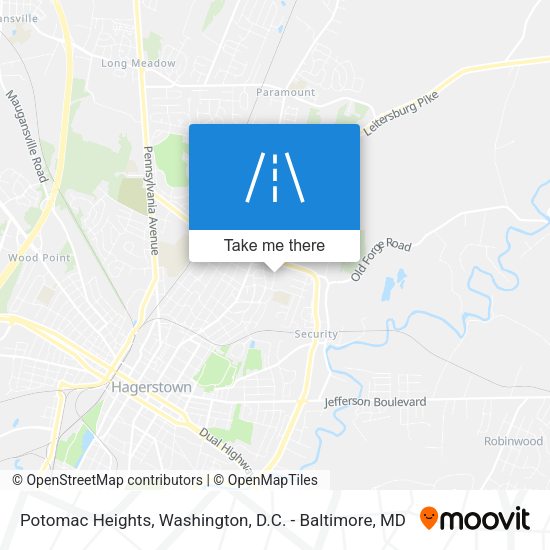 Potomac Heights map