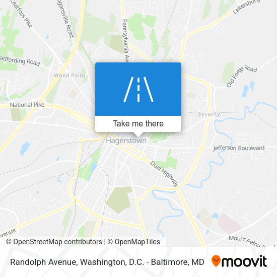 Randolph Avenue map