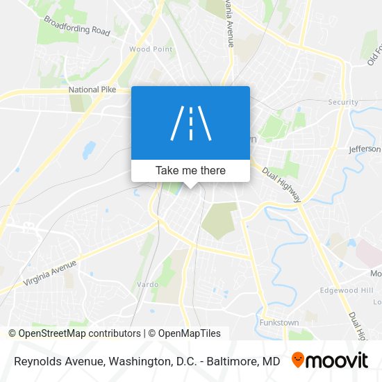 Mapa de Reynolds Avenue