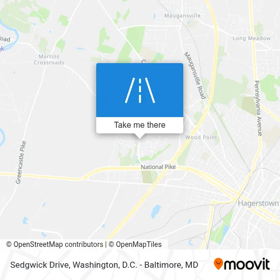 Sedgwick Drive map