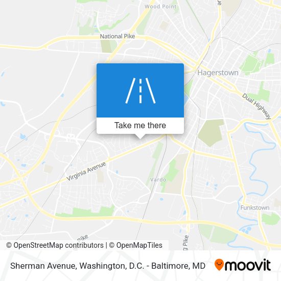 Sherman Avenue map