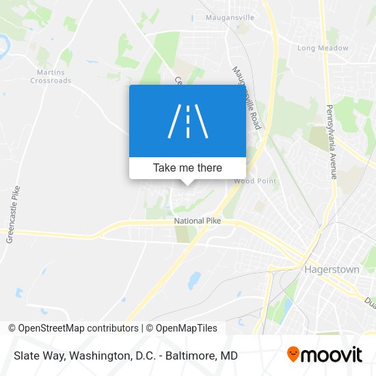 Slate Way map
