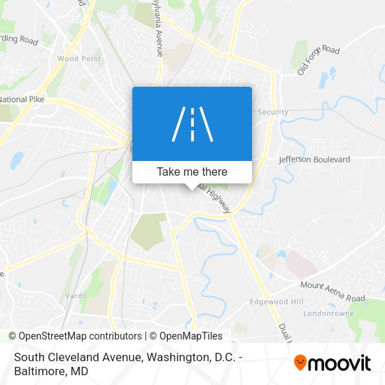 Mapa de South Cleveland Avenue