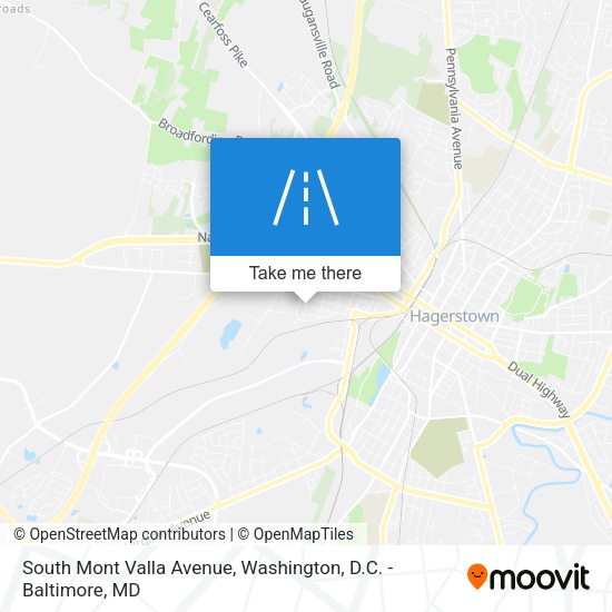Mapa de South Mont Valla Avenue