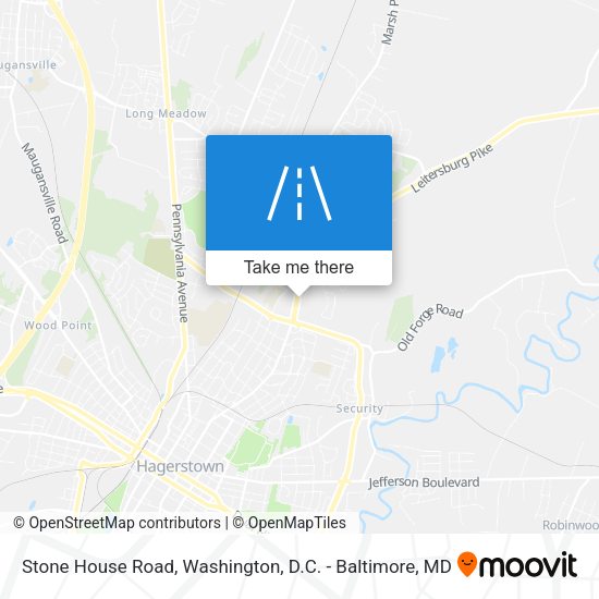 Stone House Road map