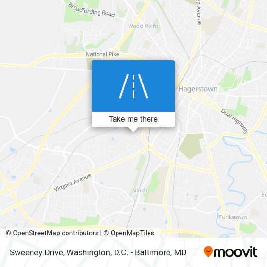 Mapa de Sweeney Drive