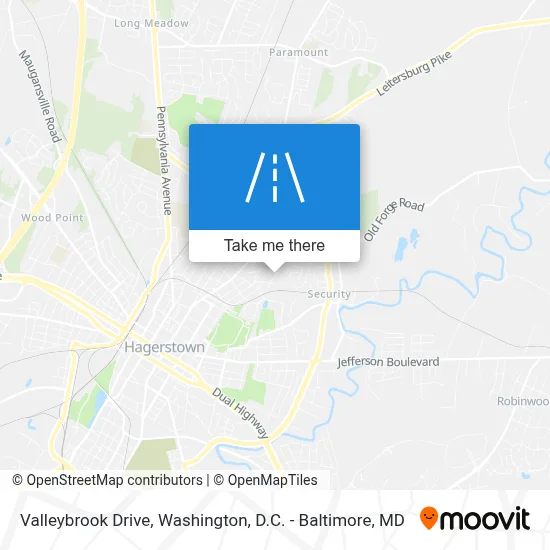 Valleybrook Drive map