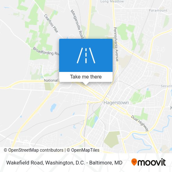 Mapa de Wakefield Road