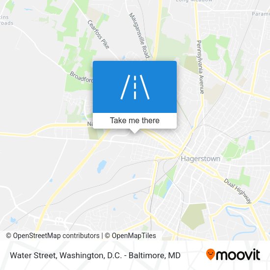 Water Street map