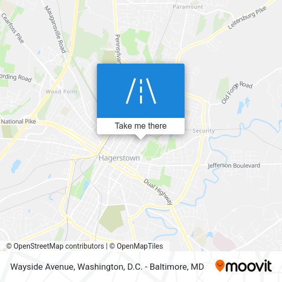 Mapa de Wayside Avenue
