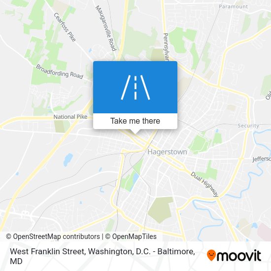 Mapa de West Franklin Street