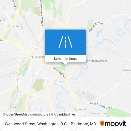 Mapa de Westwood Street