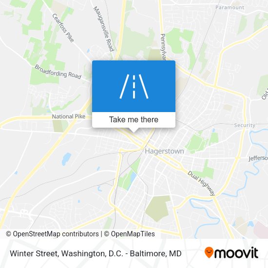 Winter Street map