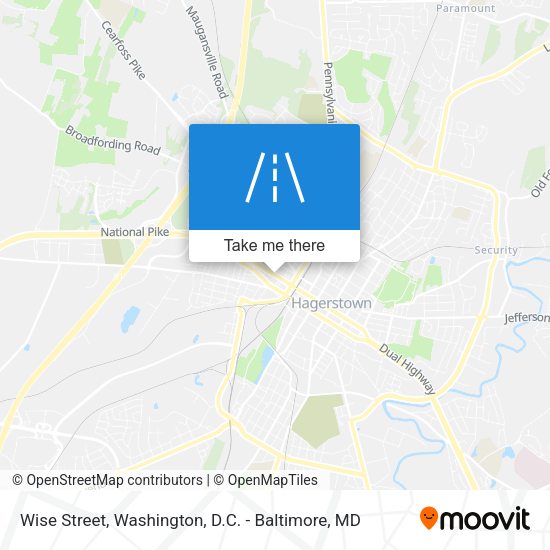 Wise Street map