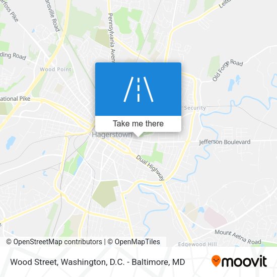 Wood Street map