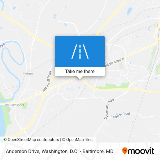 Anderson Drive map