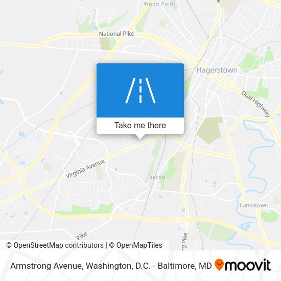Armstrong Avenue map