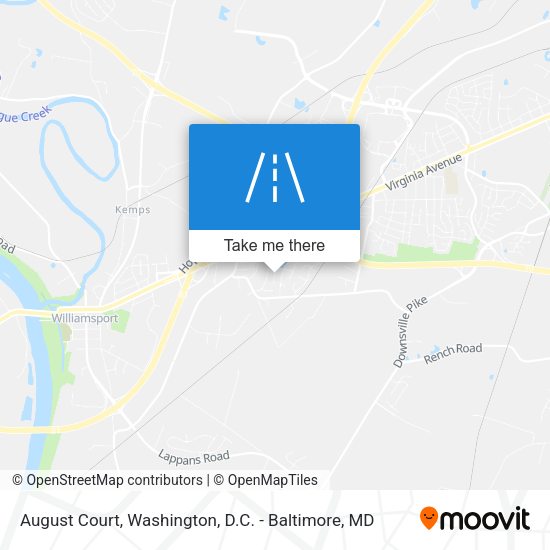 August Court map