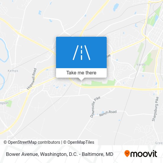 Bower Avenue map