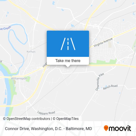 Connor Drive map