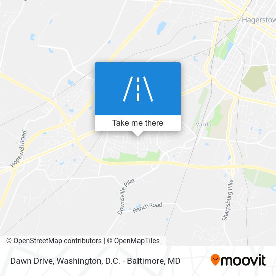 Dawn Drive map