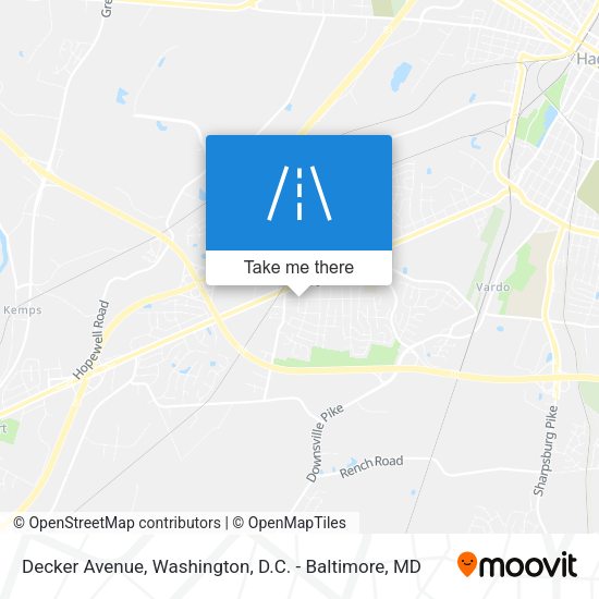 Decker Avenue map