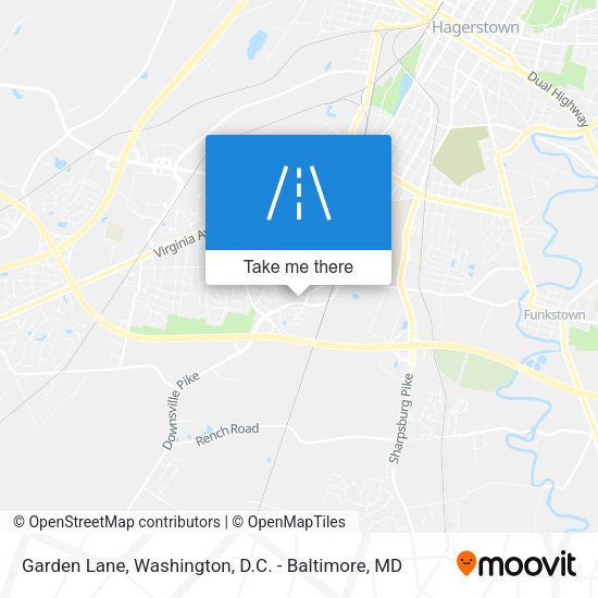 Garden Lane map