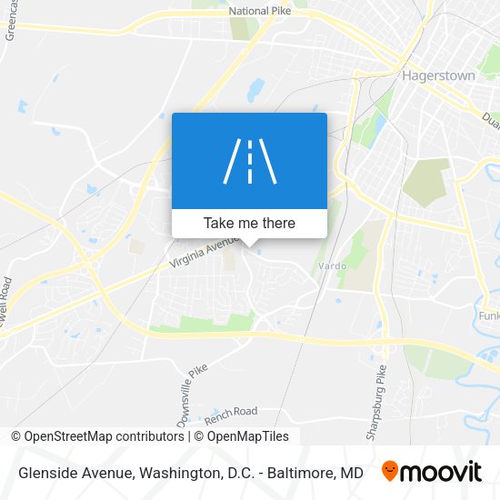 Glenside Avenue map