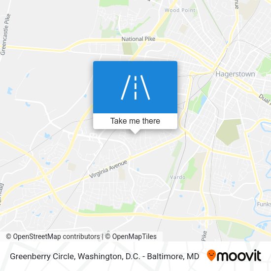 Greenberry Circle map
