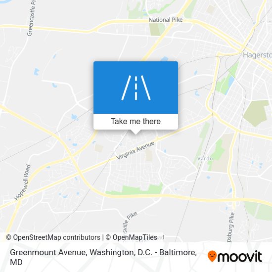 Mapa de Greenmount Avenue