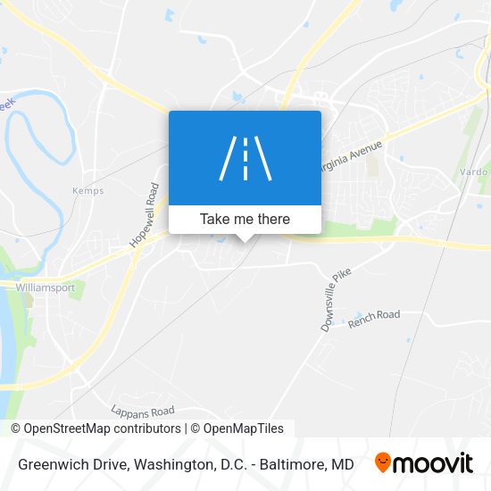 Greenwich Drive map