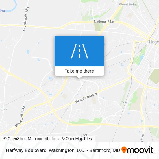 Mapa de Halfway Boulevard