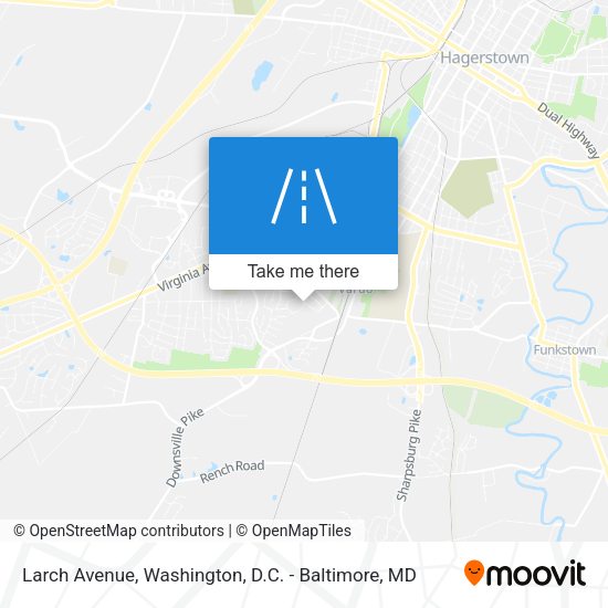 Larch Avenue map
