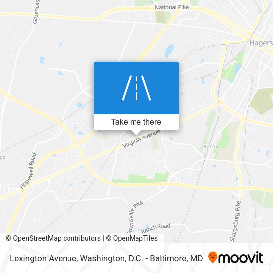Lexington Avenue map