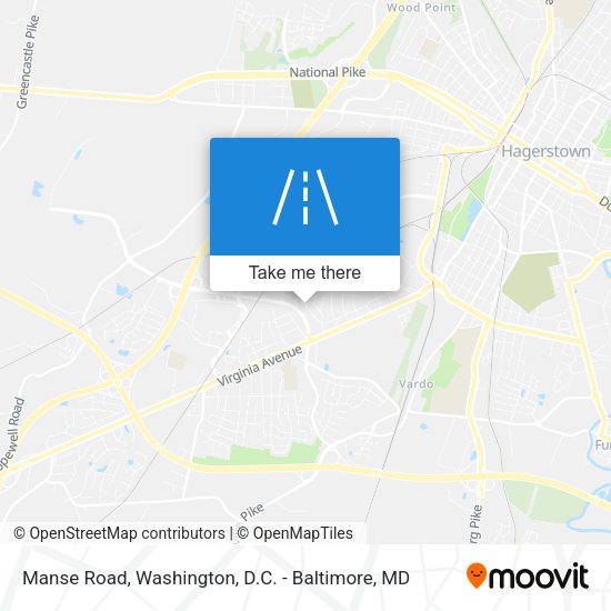 Manse Road map
