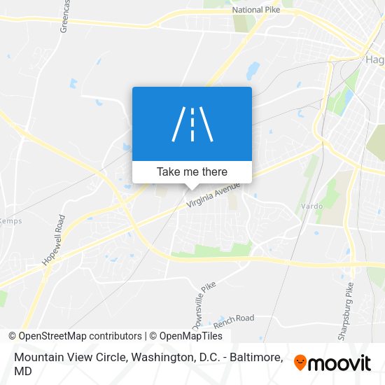 Mapa de Mountain View Circle