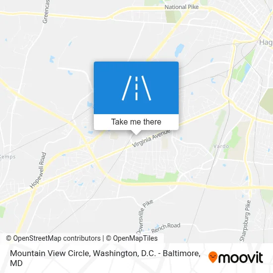 Mountain View Circle map
