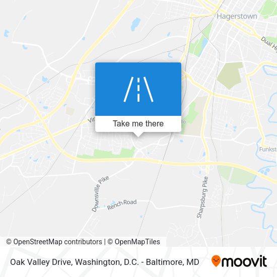 Oak Valley Drive map