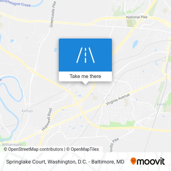 Springlake Court map