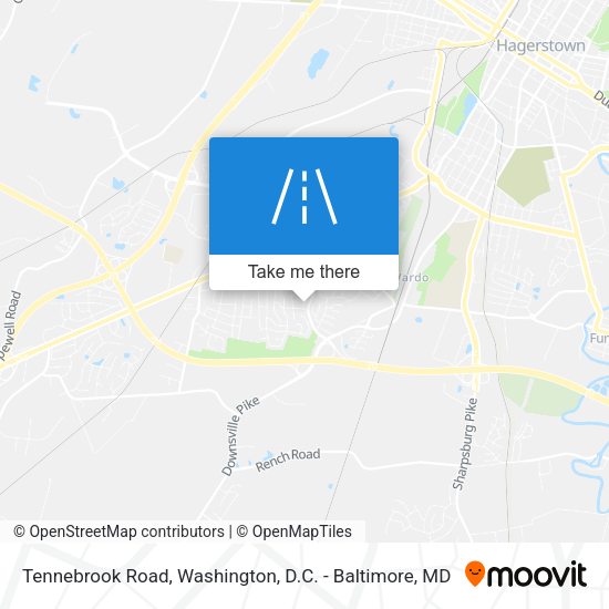Tennebrook Road map