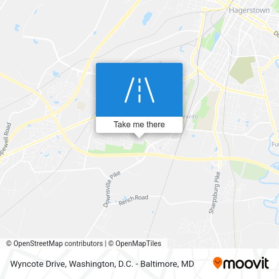 Wyncote Drive map